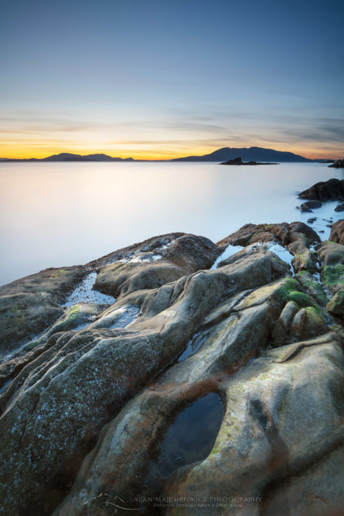 Wildcat Cove Samish Bay Sunset Larrabee State Park Wildcat Cove Samish Bay Sunset Larrabee State Park
