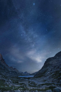Milky Way over Upper Titcomb Basin Wind River Range Wyoming Photo Highlights 2019