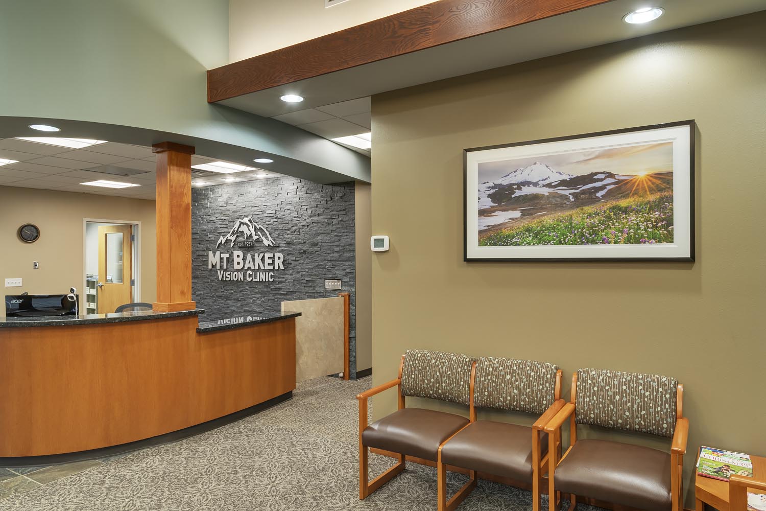 Mount Baker Vision Clinic Fine Art Installation